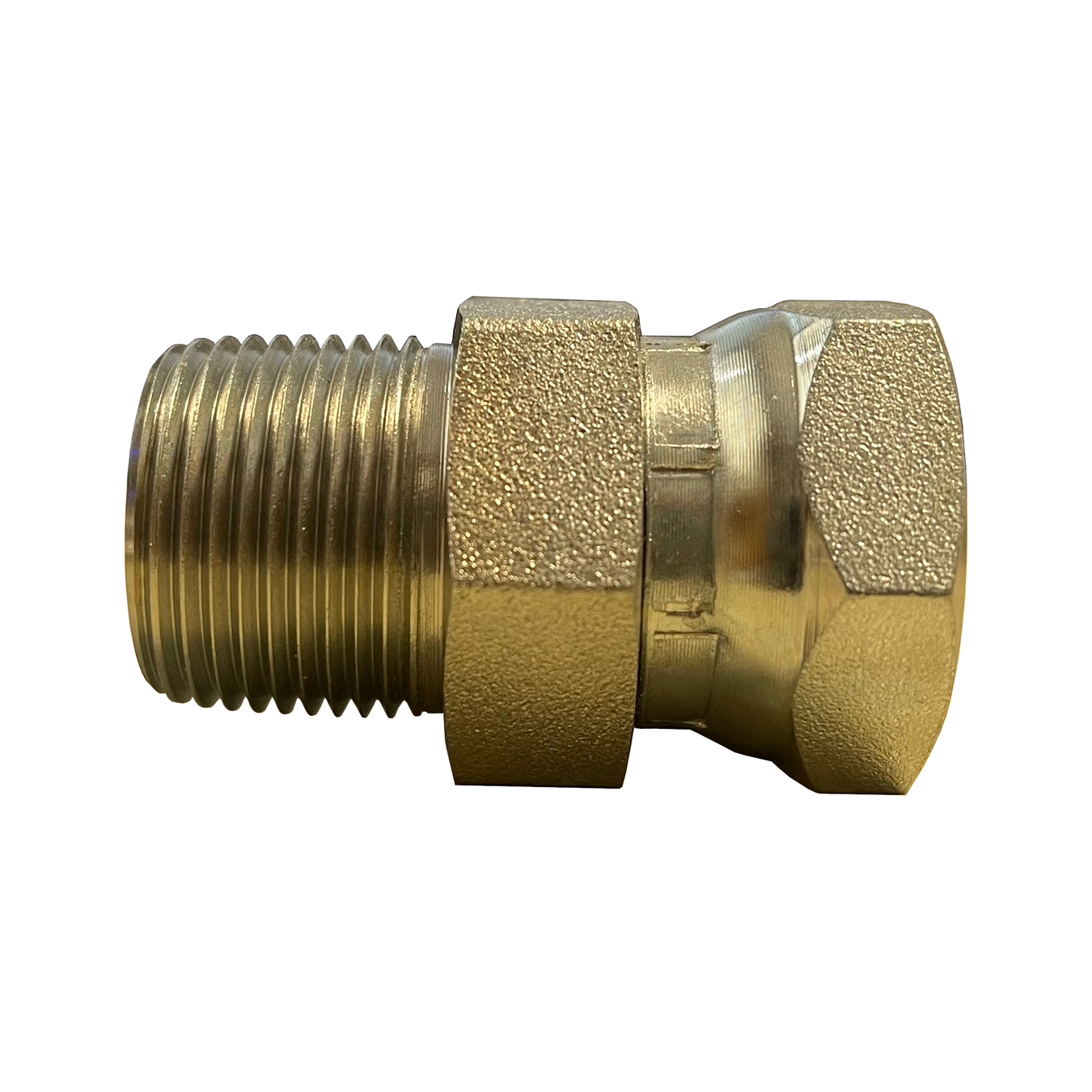 Brass Bulkhead Fitting - Nptf - Female Pipe X Male Pipe