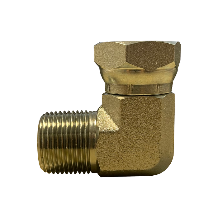 -04 X -04 Male NPT to Female NPT Swivel 90° (1501-04-04)