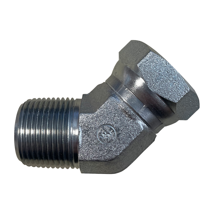 -02 X -02 Male NPT to Female NPT Swivel 45°(1503-02-02)