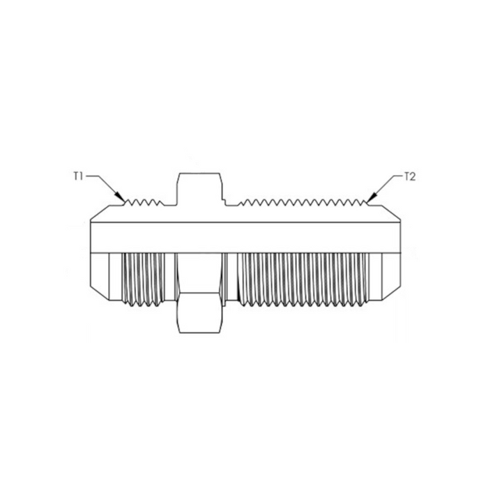 -16 X -16 Male JIC X Male JIC Bulkhead Union (2700-16-16)