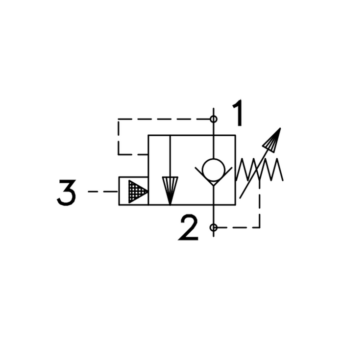 CounterBalance Valve, Poppet Type, Free Reverse Flow (CBPA-10-N-S-30)