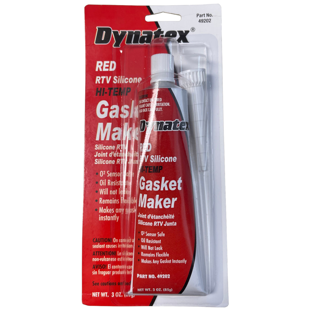 1 RTV Red Silicone Gasket Maker High-Temp Instant Sealant 3 oz. for AUTO  Boat RV