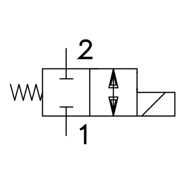 Solenoid Operated Cartridge Valve, 2-Way/2-Position, Normally Closed ...