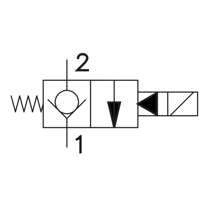 Solenoid Operated Cartridge Valve, 2-Way/2-Position, Normally Closed (EMDV-16-N-C2-0)