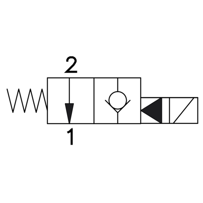 Solenoid Operated Cartridge Valve, 2-Way/2-Position, Normally Open (EM ...