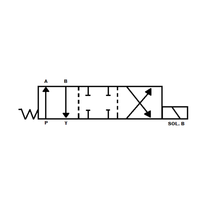 D4-03-2B2-D2 D05 Solenoid Directional Control Valve (24 VDC)